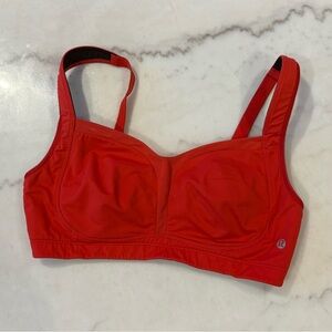 Lululemon Athletica Bold Red Sports Bra